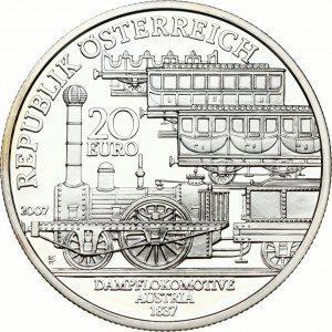 Austria 20 Euro 2007 Emperor Ferdinand Northern Railway