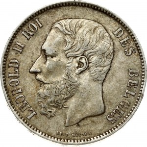 Belgium 5 Francs 1870