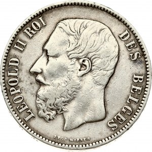 Belgium 5 Francs 1873