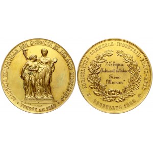 Belgium Award Medal Bruxelles 1888