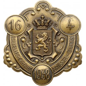 Medal 1938 Brussels Check Office 25 Years