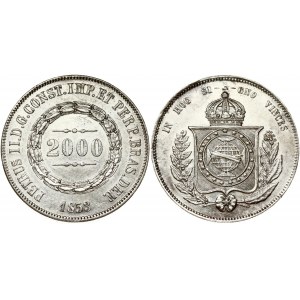 Brazil 2000 Reis 1853