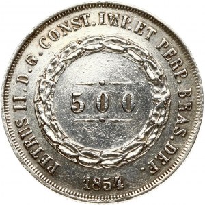 Brazil 500 Reis 1854