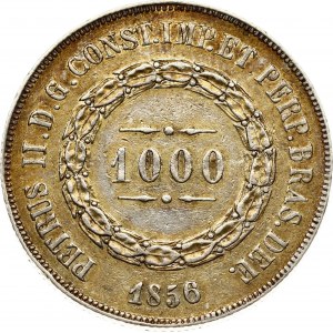 Brazil 1000 Reis 1856