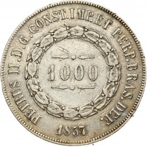 Brazil 1000 Reis 1857