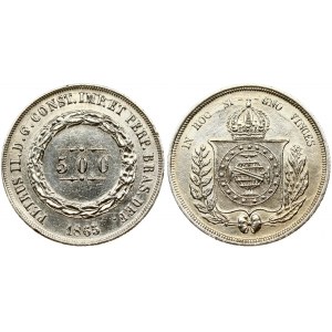 Brazil 500 Reis 1865