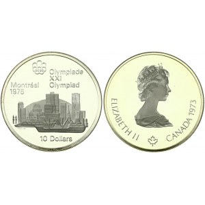 Canada 10 Dollars 1973 Montreal Skyline