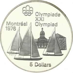 Canada 5 Dollars 1973 Kingston and Sailboats