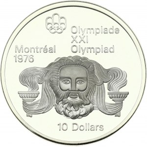 Canada 10 Dollars 1974 Head of Zeus