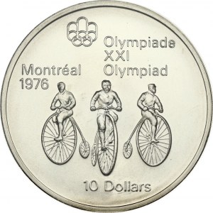 Canada 10 Dollars 1974 Cycling