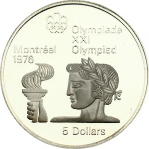Canada 5 Dollars 1974 Athlete with Torch