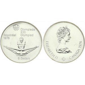 Canada 5 Dollars 1974 Rowing