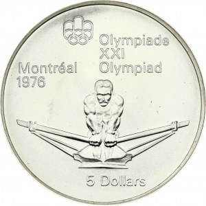 Canada 5 Dollars 1974 Rowing