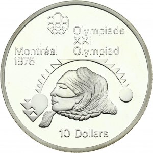 Canada 10 Dollars 1975 Shot Put