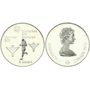 Canada 5 Dollars 1975 Marathon