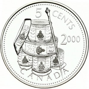 Canada 5 Cents 2000 French-Canadian Regiment