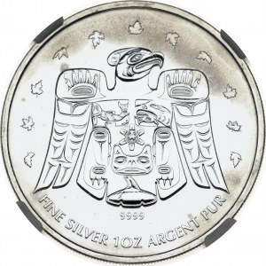 Canada 5 Dollars 2009 Thunderbird NGC MS 69