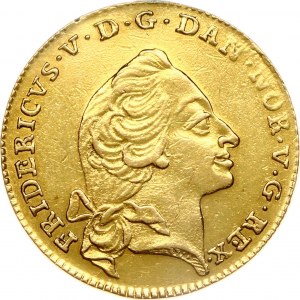 Denmark Ducat 1758 VH/W