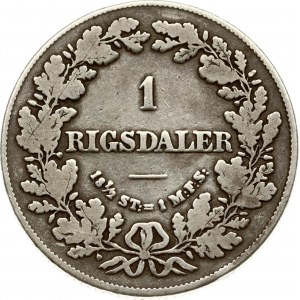 Denmark 1 Rigsdaler 1854 VS