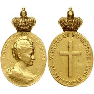 Denmark Gold Medal 1898 for Valor and Fidelity