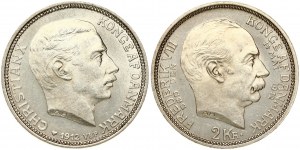 Denmark 2 Kroner 1912 VBP/AH