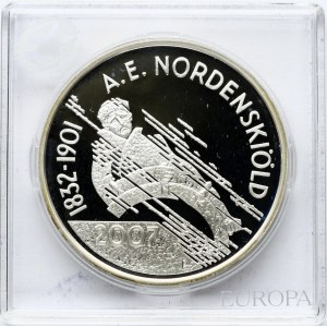 Finland 10 Euro 2007 175th Anniversary of A E Nordenskiold