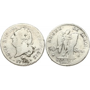 France 30 Sols 1792 A