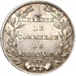 France Medal 1819 Chamber of Commerce of Besançon