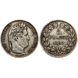 France 5 Francs 1837 MA