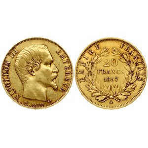 France 20 Francs 1857 A