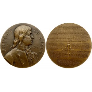 Medal 1911 Rouget de L'Isle Marseillaise