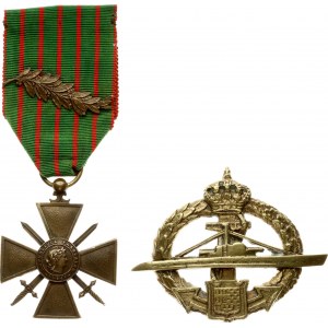 France Medal (1914-1916) & Badge Submarine Lot of 2 pcs