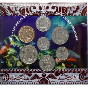 France French Polynesia & New Caledonia 1 - 100 Francs 2002 SET Lot of 2 SET