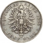 Baden 5 Mark 1875 G