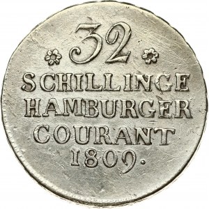 Hamburg 32 Schilling 1809 CAIG