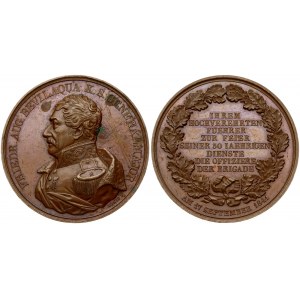 Germany Medal 1841 Friedrich August Bevilaqua 50th Anniversary