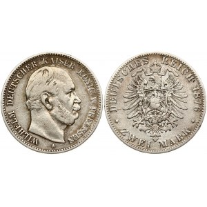 Prussia 2 Mark 1876 A