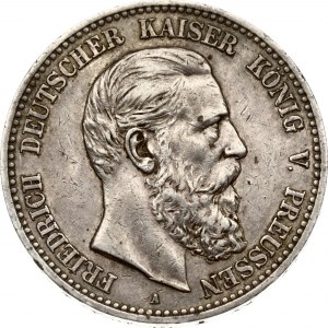 Prussia 5 Mark 1888 A