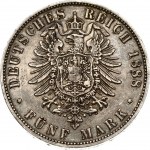 Prussia 5 Mark 1888 A