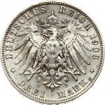 Prussia 3 Mark 1908 A