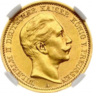 Prussia 20 Mark 1908 A NGC MS 62