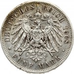 Prussia 5 Mark 1908 A