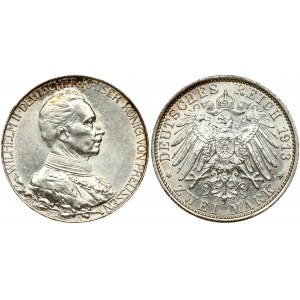 Prussia 2 Mark 1913 A 25 Years of Reign