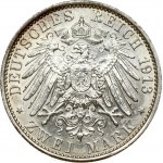 Prussia 2 Mark 1913 A 25 Years of Reign
