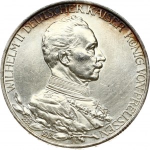 Prussia 3 Mark 1913 A 25 Years of Reign