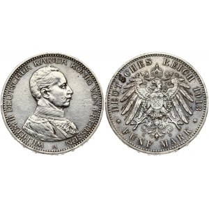 Prussia 5 Mark 1913 A