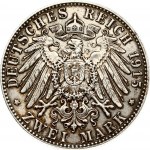 Saxe-Meiningen 2 Mark 1915 Death of Georg II