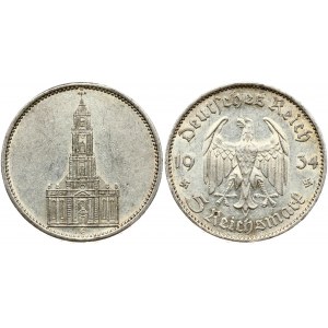Germany 5 Reichsmark 1934 E Potsdam