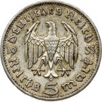 Germany 5 Reichsmark 1935 G Hindenburg