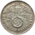 Germany 5 Reichsmark 1936 G Hindenburg
